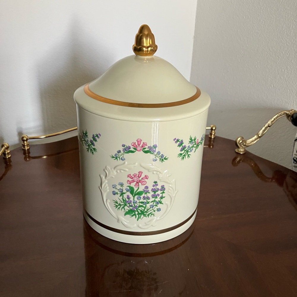 Vintage Lenox Coffee Canister - Picture 3 of 7